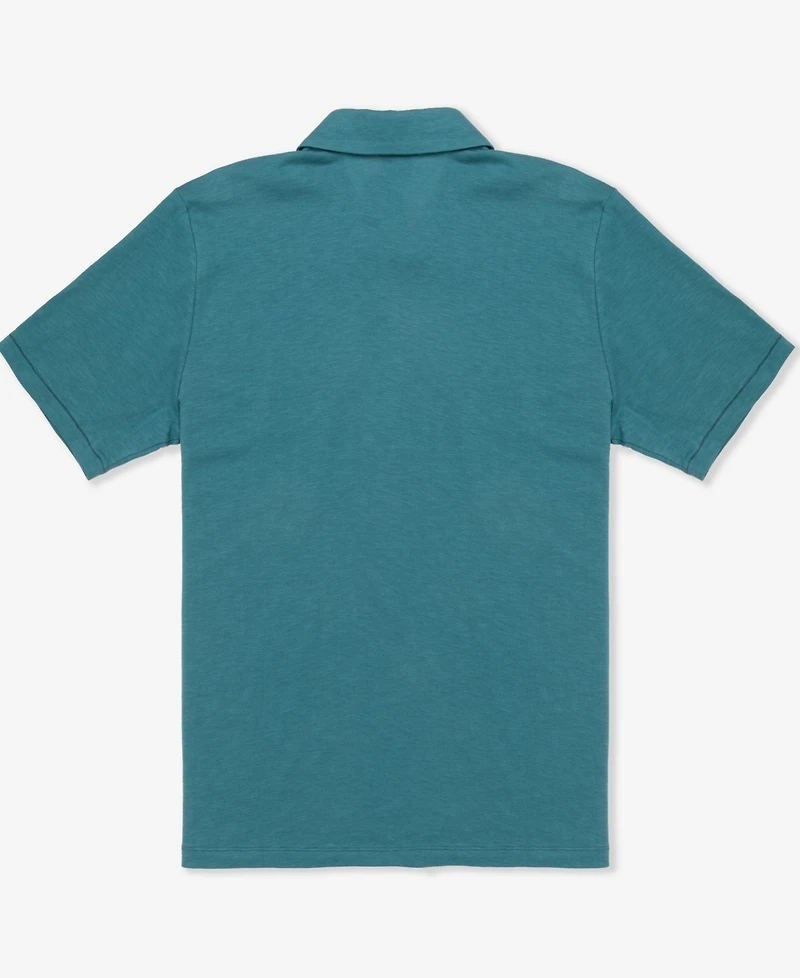 Hurley Men's Printed Stripe Slub Short Sleeve Polo Shirt