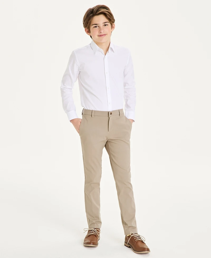 B By Brooks Brothers Big Boys Classic Pants