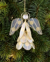 Holiday Lane Blessed Gold-Tone Angel Ornament, Macy's Exclusive