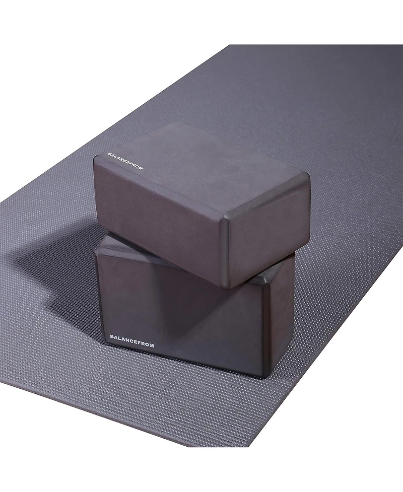 Signature Fitness All Purpose High Density No Tear Exercise Mat w/Strap