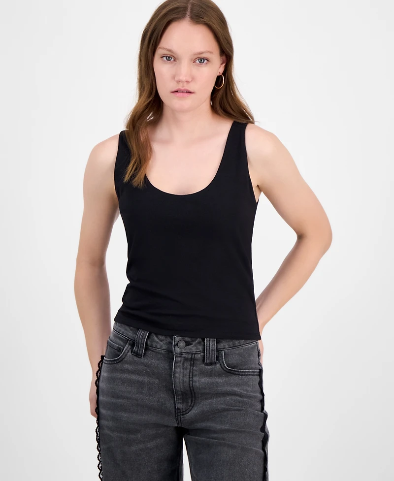 Hippie Rose Juniors' Scoop-Neck Tank Top