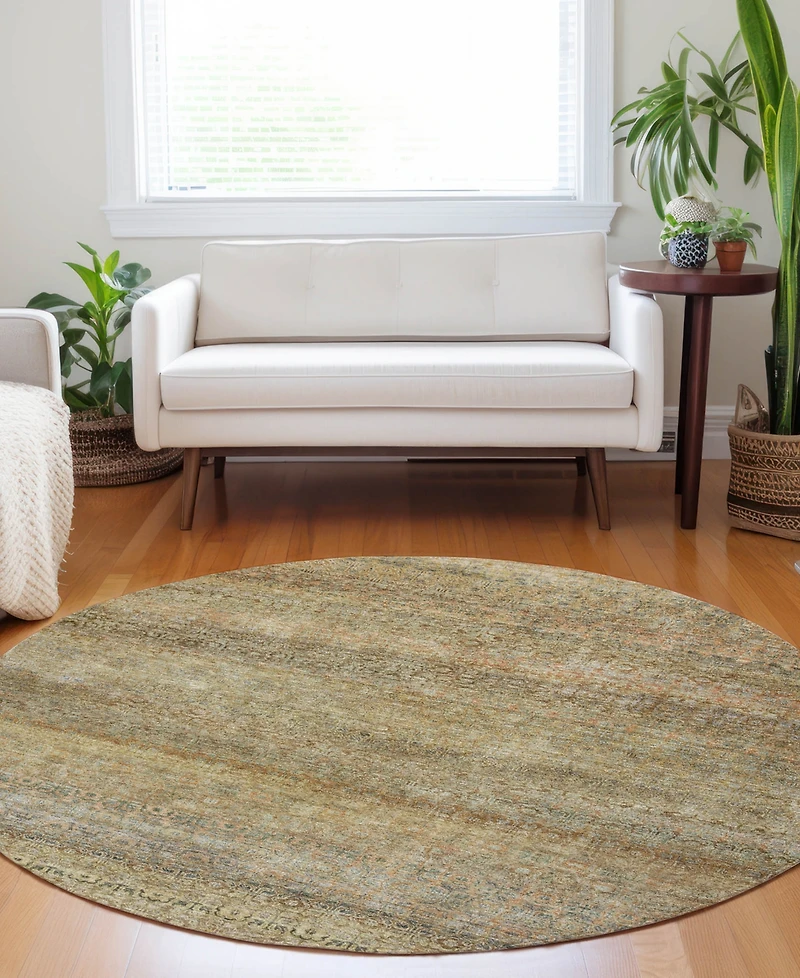 Dalyn Burano Washable BU12 8'x8' Round Area Rug