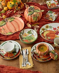 Certified International Harvest Fields Soup Bowls, Set of 4