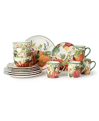 Certified International Harvest Fields 16 Pc. Dinnerware Set, Service for 4