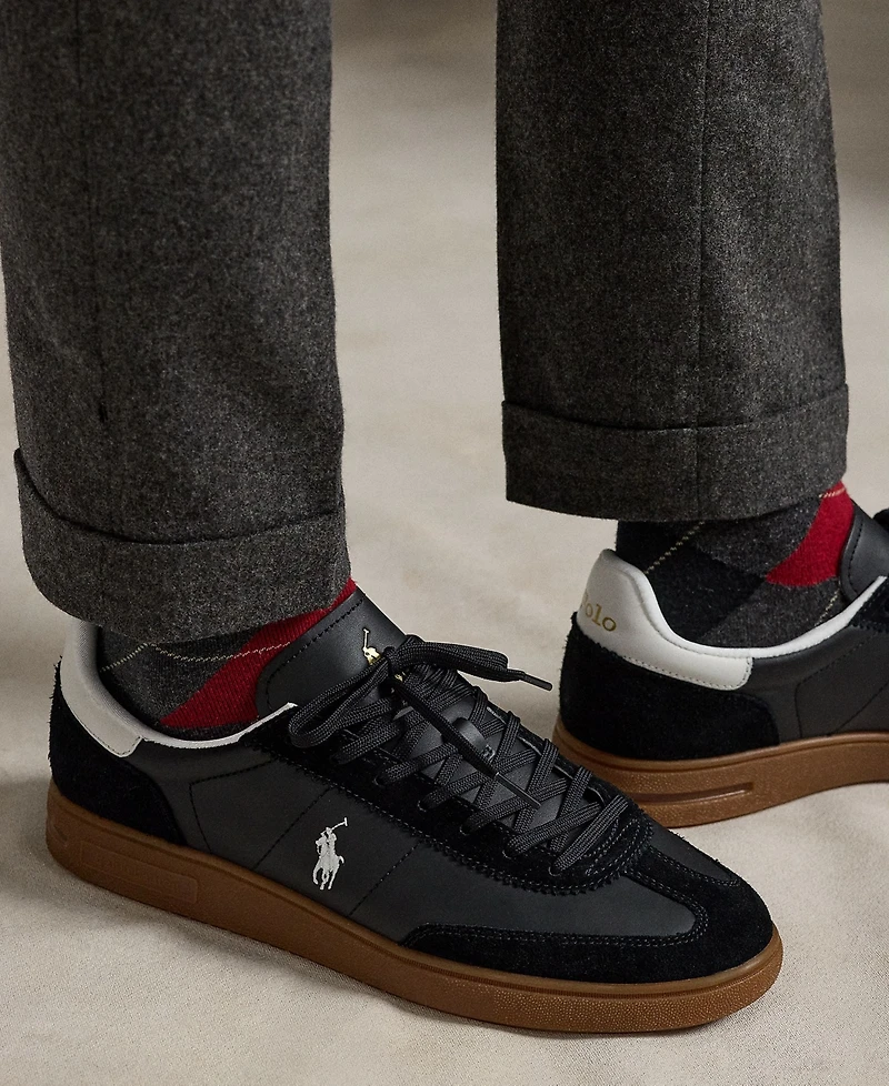 Polo Ralph Lauren Men's Bedford Leather & Suede Sneakers