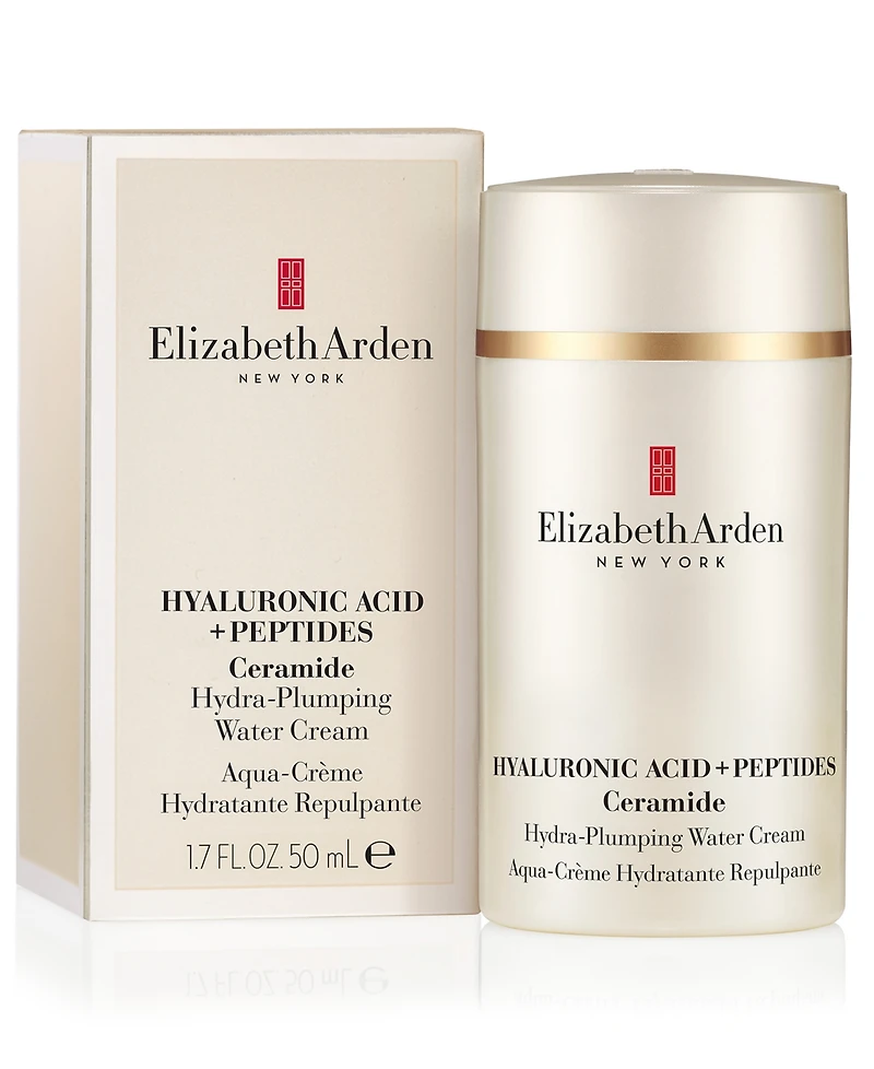 Elizabeth Arden Hyaluronic Acid + Peptides Ceramide Hydra-Plumping Water Cream, 1.7 oz.