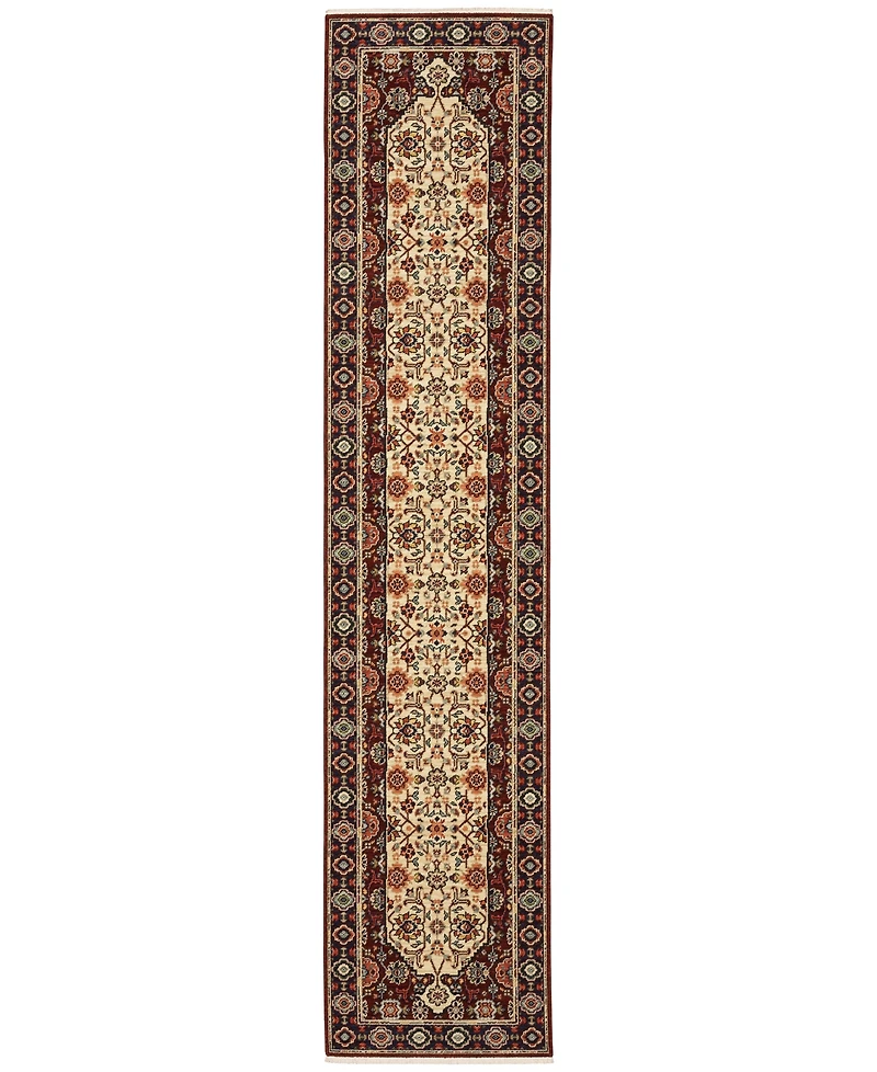 Oriental Weavers Lilihan 1802W 2'6"x12' Runner Area Rug