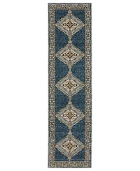 Oriental Weavers Andorra 2430A 2'3"x8' Runner Area Rug