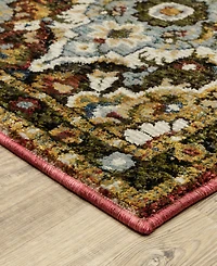 Oriental Weavers Andorra 2408A 2'6"x12' Runner Area Rug