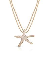 Ettika Pave Starfish Statement Necklace