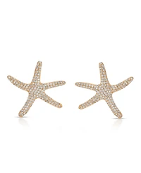Ettika Pave Starfish Statement Earrings