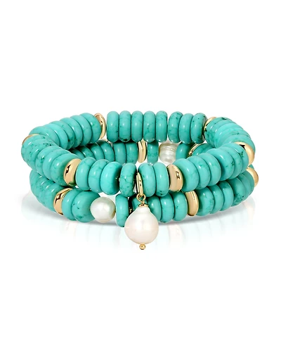 Ettika Amalfi Stretch Bracelet Set