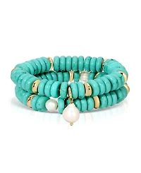 Ettika Amalfi Stretch Bracelet Set