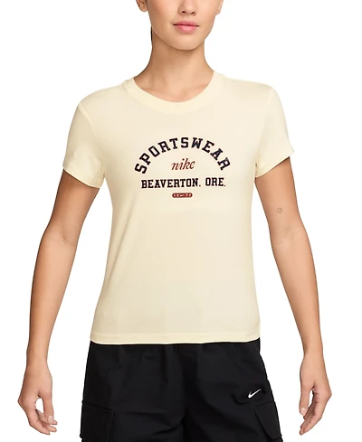 Nike Sportswear Women's Phoenix Slim-Fit Short-Sleeve T-Shirt