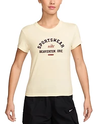 Nike Sportswear Women's Phoenix Slim-Fit Short-Sleeve T-Shirt