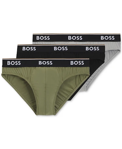 Boss by Hugo Men's 3pk. Power Logo Briefs