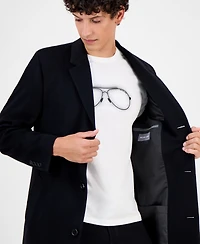 Michael Kors Men's Classic-Fit Solid Pure Cashmere Overcoat