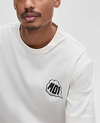 Mode of One Men's Sport Dudes Relaxed Fit Short Sleeve Graphic Crewneck T-Shirt
