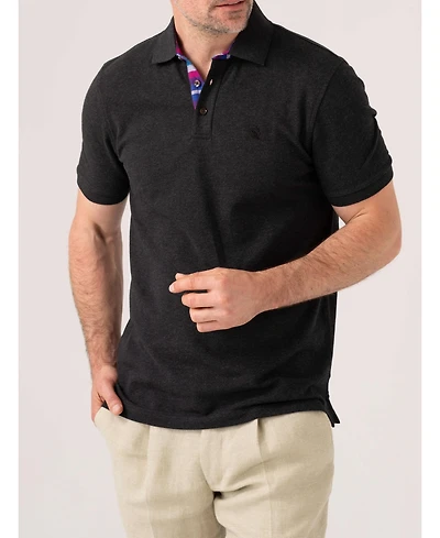 Koy Clothing Men's Short Sleeve Pique Cotton Polo
