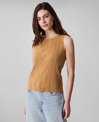 Calvin Klein Women's Plisse Tank Top