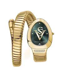 Christian Van Sant Women's Naga Green Dial Watch