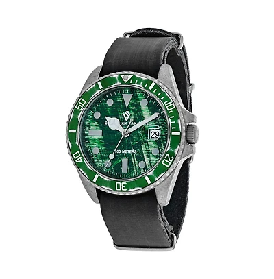Christian Van Sant Montego Vintage Green Dial Watch - CV5202