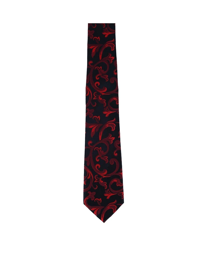 Trafalgar Big & Tall Christian the Romantic Brocade Silk Necktie