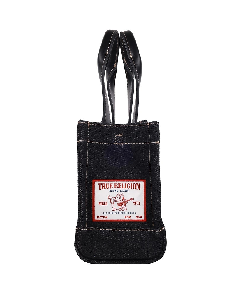 True Religion Mini Denim Tote