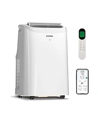 Zafro 6,000 Btu Portable Ac with Fan and Dehumidifier, Smart App, Remote Control, 24H Timer, Led Display, Easy Room Cooling and Humidity Control