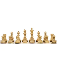 We Games English Staunton Chess Pieces, Weighted with 4 in. King