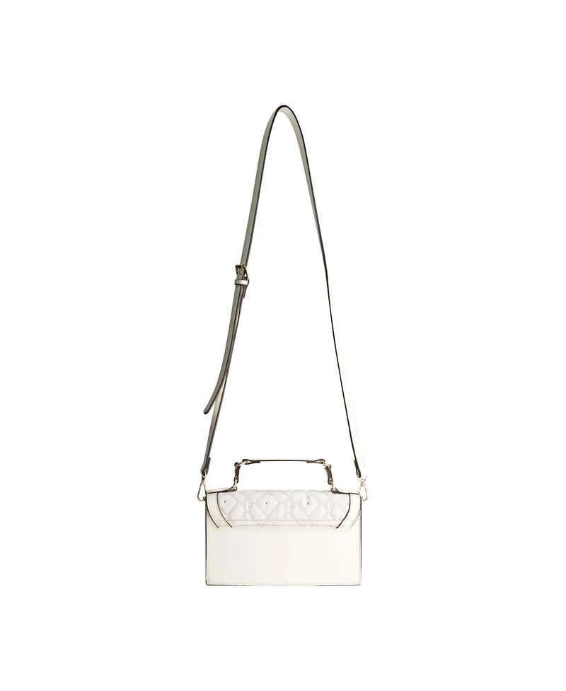 True Religion Studded Denim Flap Bag