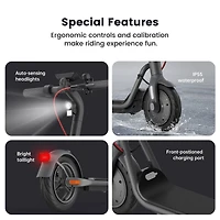 Navee V40I Electric Scooter w/25 miles Max Operating Range & 20 mph Max Speed