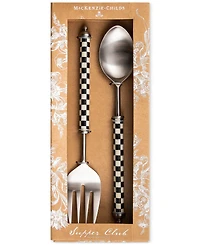 Mackenzie-Childs Courtly Check Supper Club Salad Serving Set
