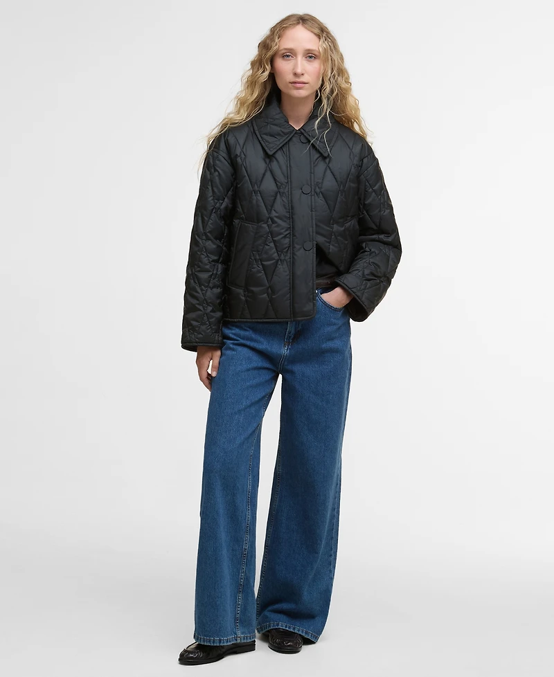 Barbour Women's Bernadette Collared Quilted Jacket