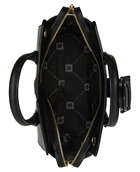 Anne Klein Covered Buckle with Convertible Strap Medium Satchel Bag