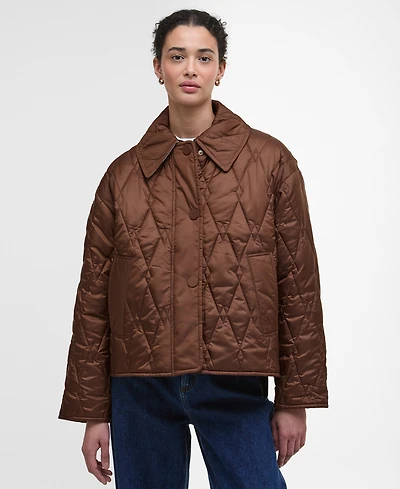 Barbour Women's Bernadette Collared Quilted Jacket