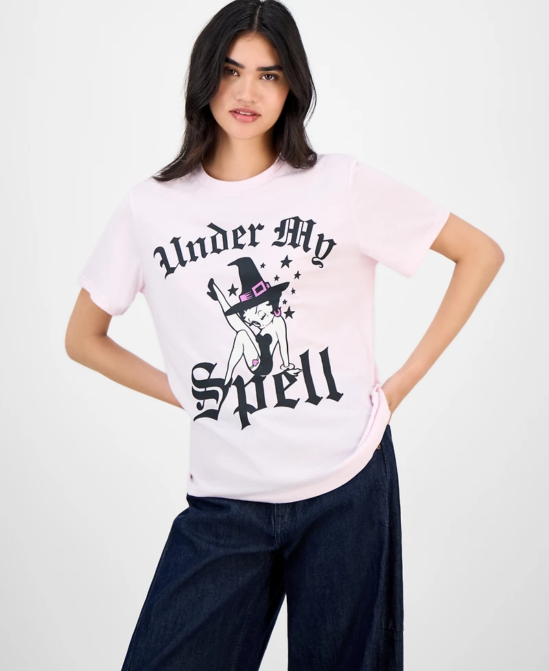 Greyson Threads, The Label Juniors' Halloween Betty Boop T-Shirt