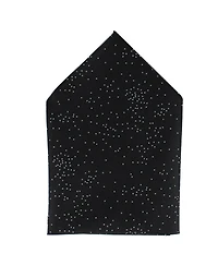 Trafalgar Men's Mystere Metallic Star Light 12 x Silk Pocket Square