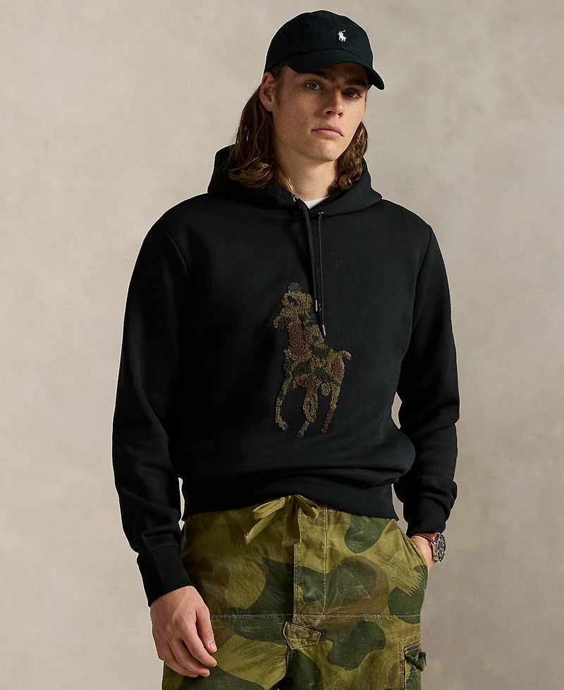 Polo Ralph Lauren Men's Camo Big Pony Double-Knit Hoodie
