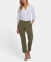 Nydj Women's Easy-Fit Ankle Trouser Pull On Pants