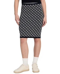 Guess Women's Lise 4G-Logo Pull-On Sweater Skirt