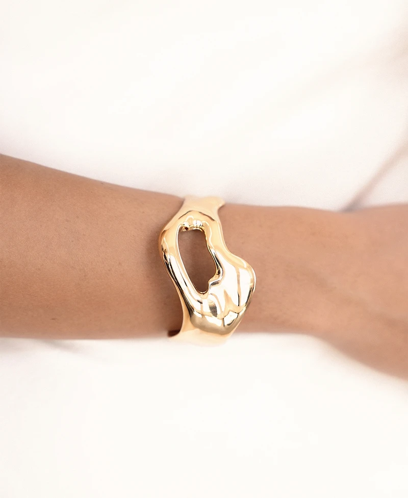 Ettika Open Abstract Cuff Bracelet