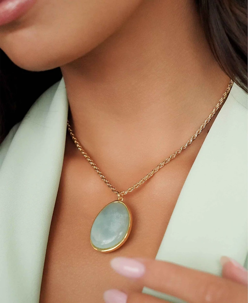Ettika Amazonite Pendant Necklace