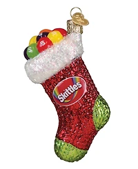 Old World Christmas 4.5" Mars Wrigley Candies Skittles Stocking Ornament