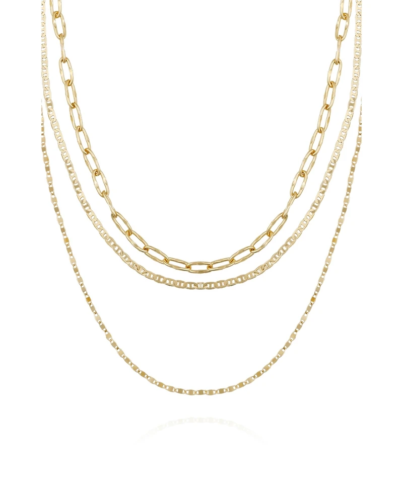 Vince Camuto Layered Chain Necklace Trio Set