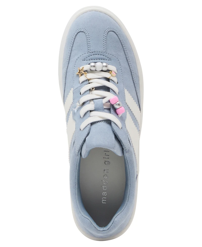 Madden Girl Women's Livvy-cb Charm Platform Lace-Up Sneakers