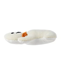 Glitzhome Halloween Hooked Ghost Shaped Decorative Pillow, 12" x 4"