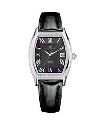 Christian Van Sant Womens Gemma Black Dial Watch Cv2440