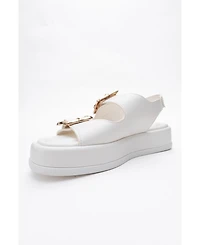 Prologue Shoes Slope Double Strap Sandal (Women)