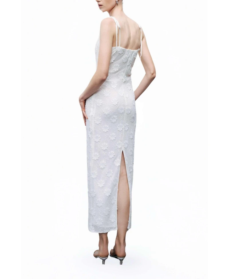 Nocturne Women's Stone Embroidered Dress